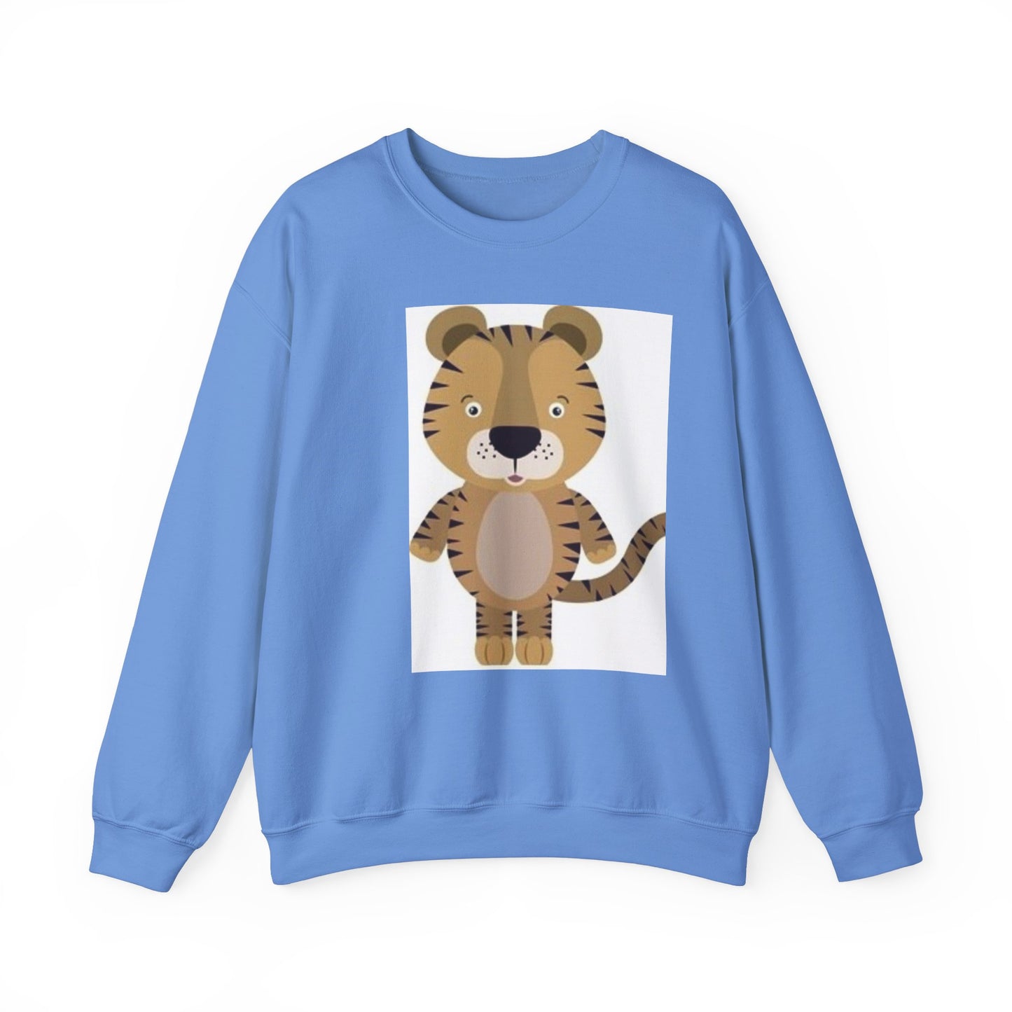 Cute Tiger Design Unisex Heavy Blend Crewneck Sweatshirt