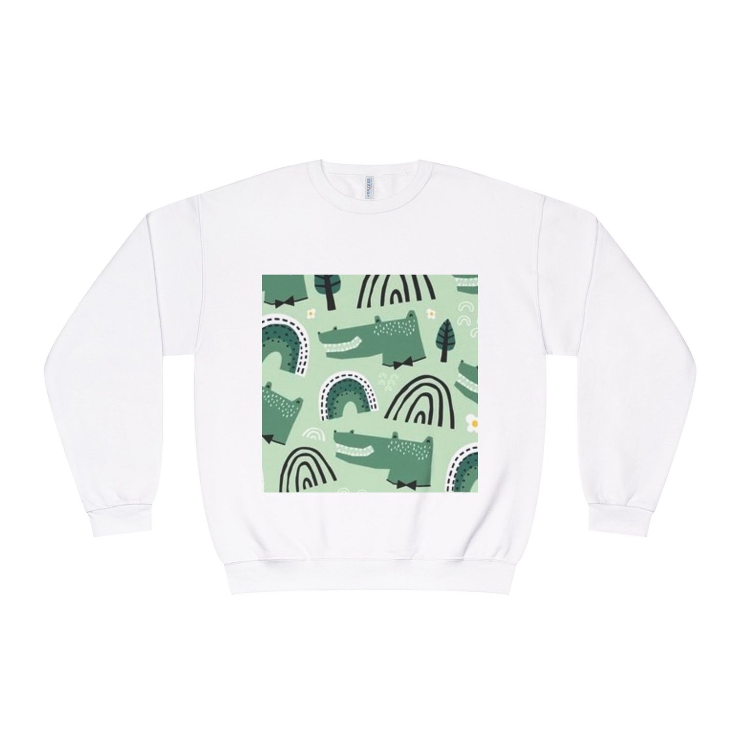 Whimsical Nature Print Unisex Crewneck Sweatshirt - Cozy and Stylish for Life’s Adventures