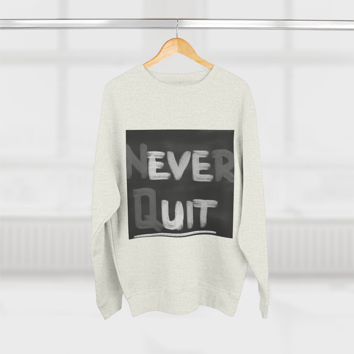 Artistic Black & White Floral Unisex Crewneck Sweatshirt