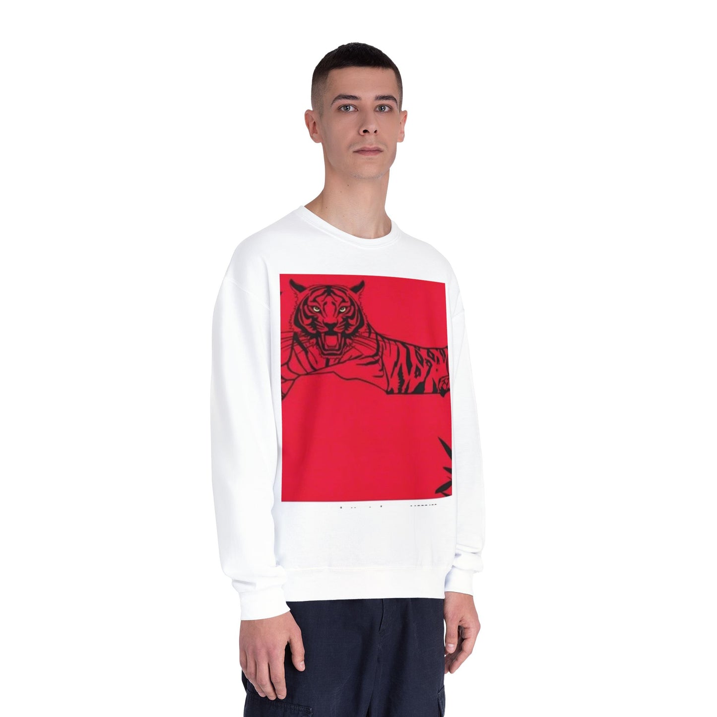 Bold Tiger Graphic Unisex Sweatshirt - Chill Vibes, Perfect for Every Occasion