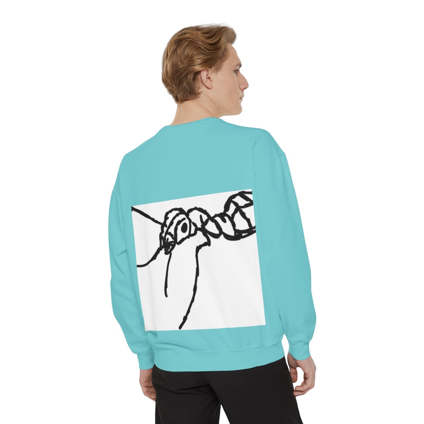 Ant-Inspired Unisex Garment-Dyed Sweatshirt - Unique Nature Lover Gift