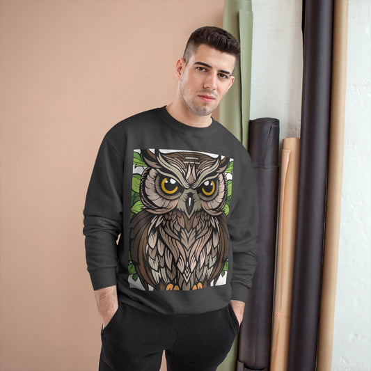 Champion Owl Sweatshirt - Cozy Unisex Sweater Perfect for Nature Lovers