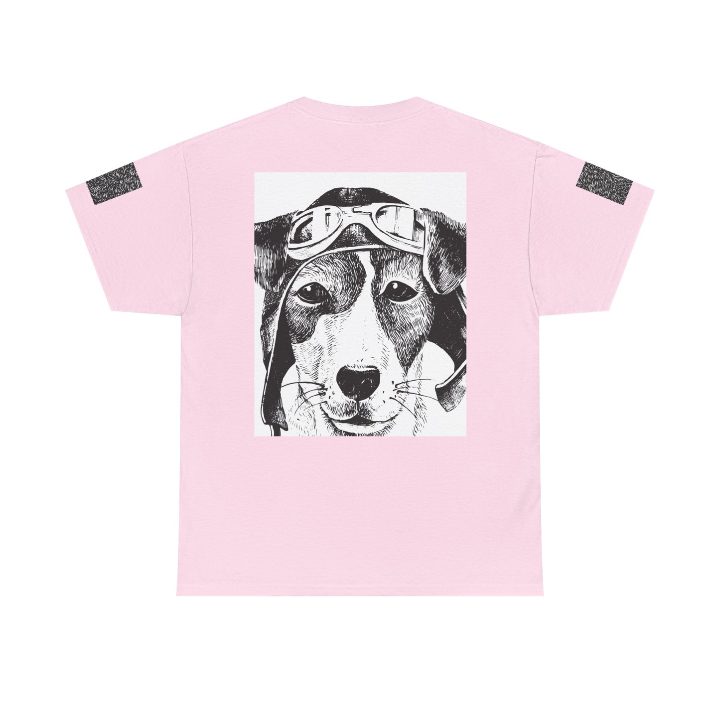 Vintage Aviator Dog Unisex Heavy Cotton Tee