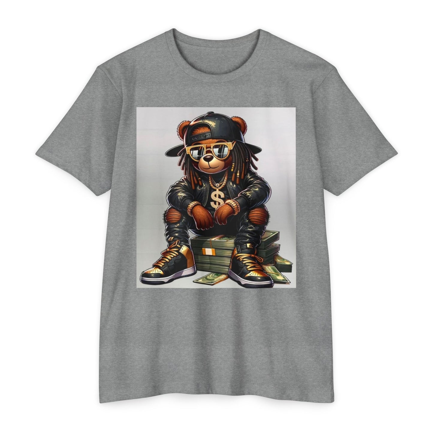 Cool Graffiti Bear Unisex T-Shirt - Colorful Street Art Inspired Tee