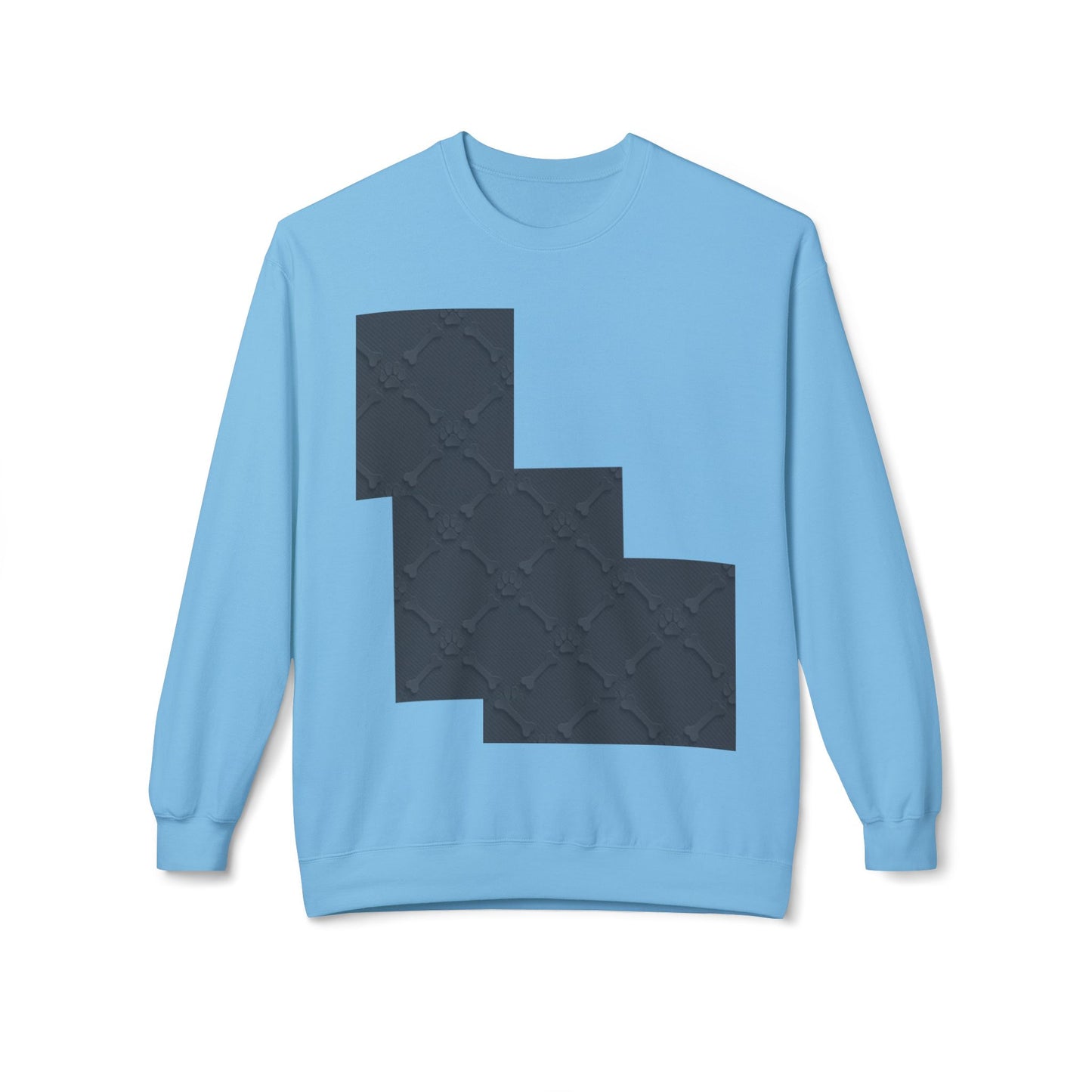 Minimalist Pet-Themed Crewneck Sweatshirt for Animal Lovers