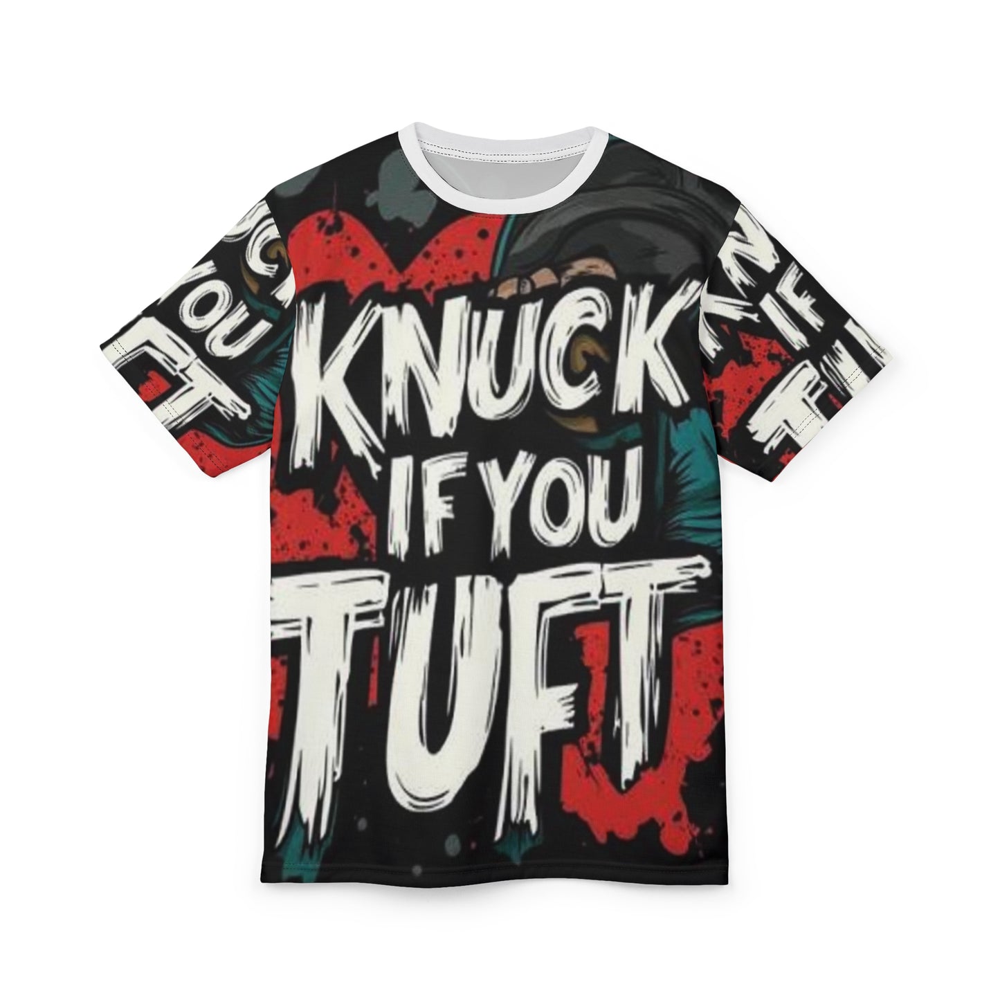 Bold Graphic Unisex Tee - "Knuck If You Tuft"
