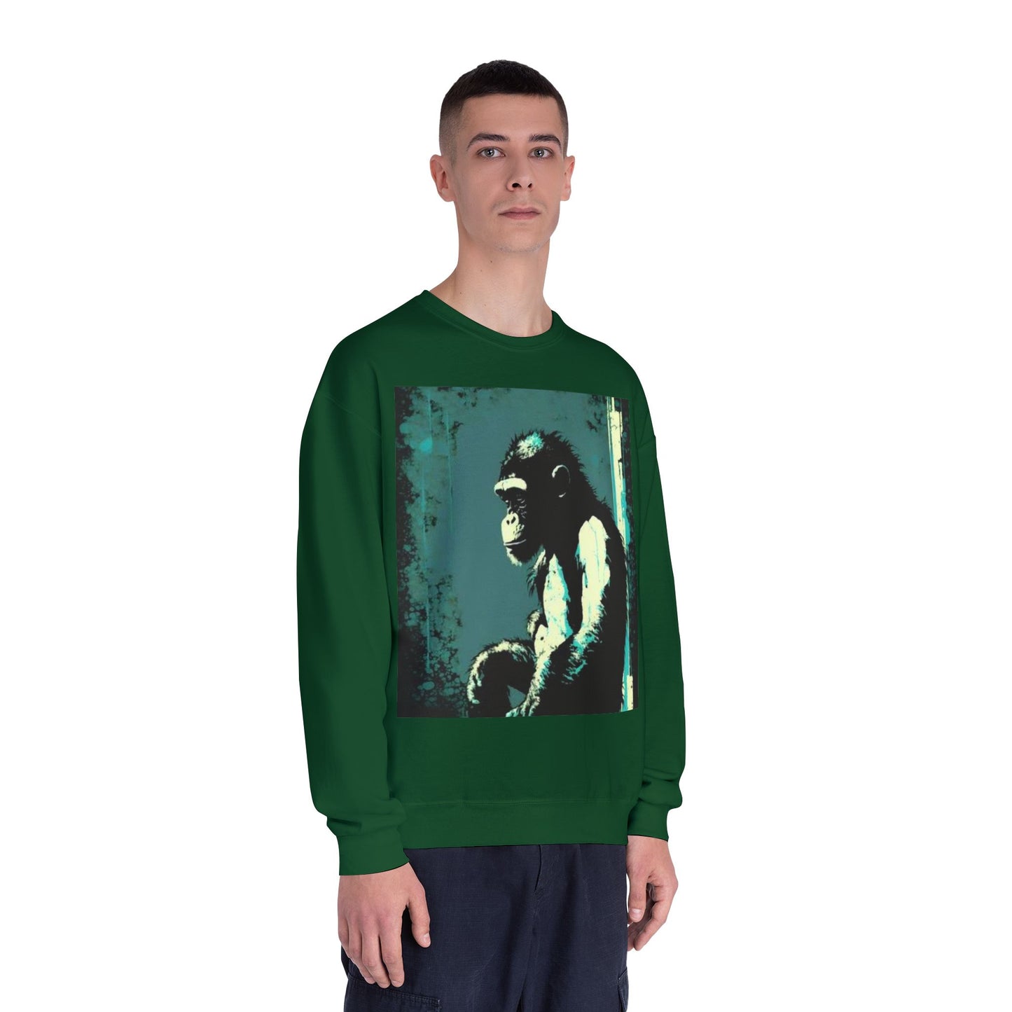 Artistic Gorilla Crewneck Sweatshirt