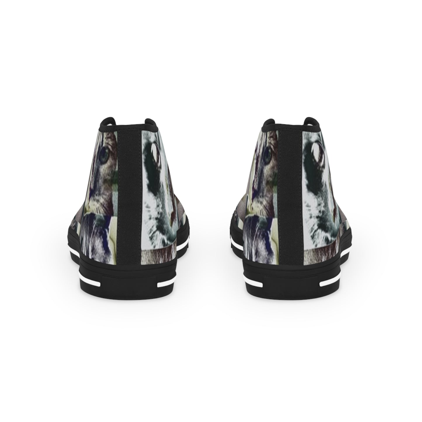 Cat-Themed High Top Sneakers for Animal Lovers