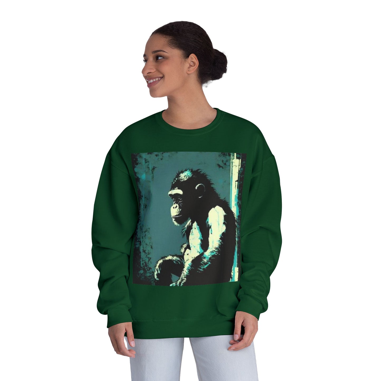 Artistic Gorilla Crewneck Sweatshirt