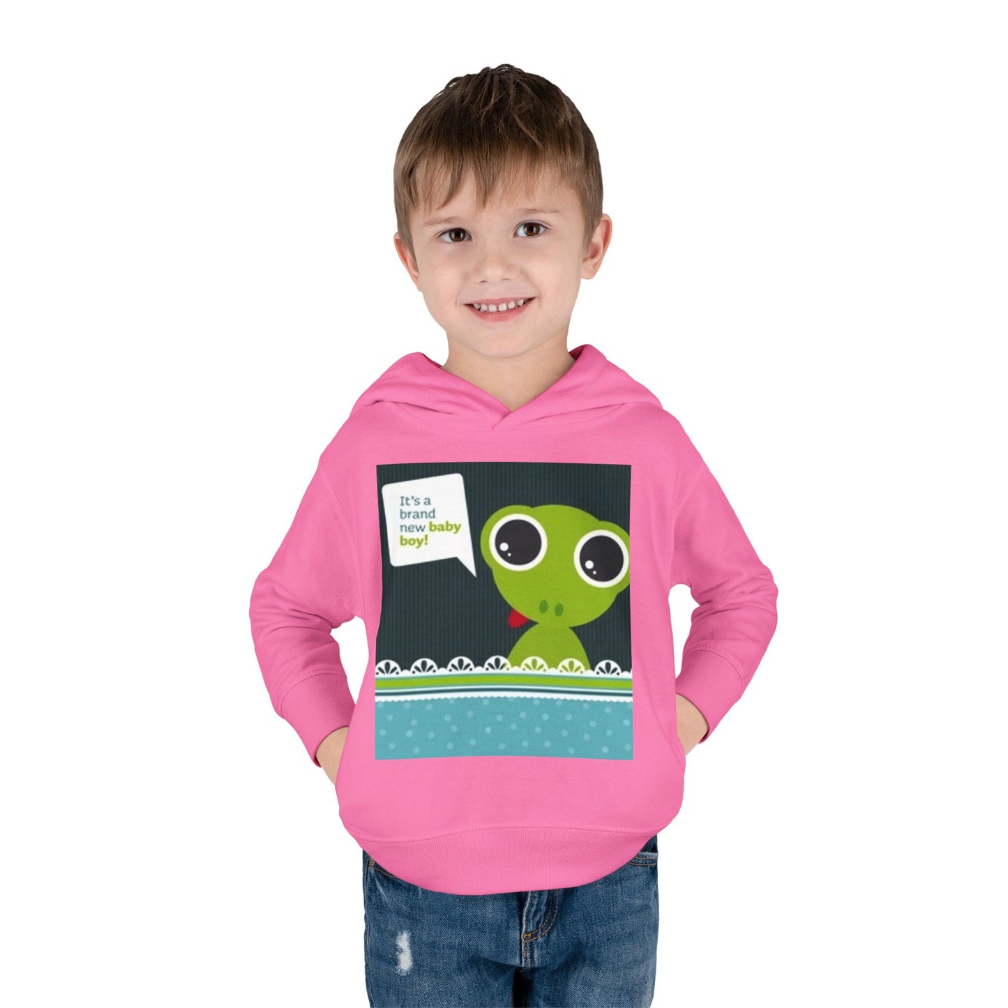 It's a Boy Alien Toddler Hoodie - Cute Fleece Pullover for Boys