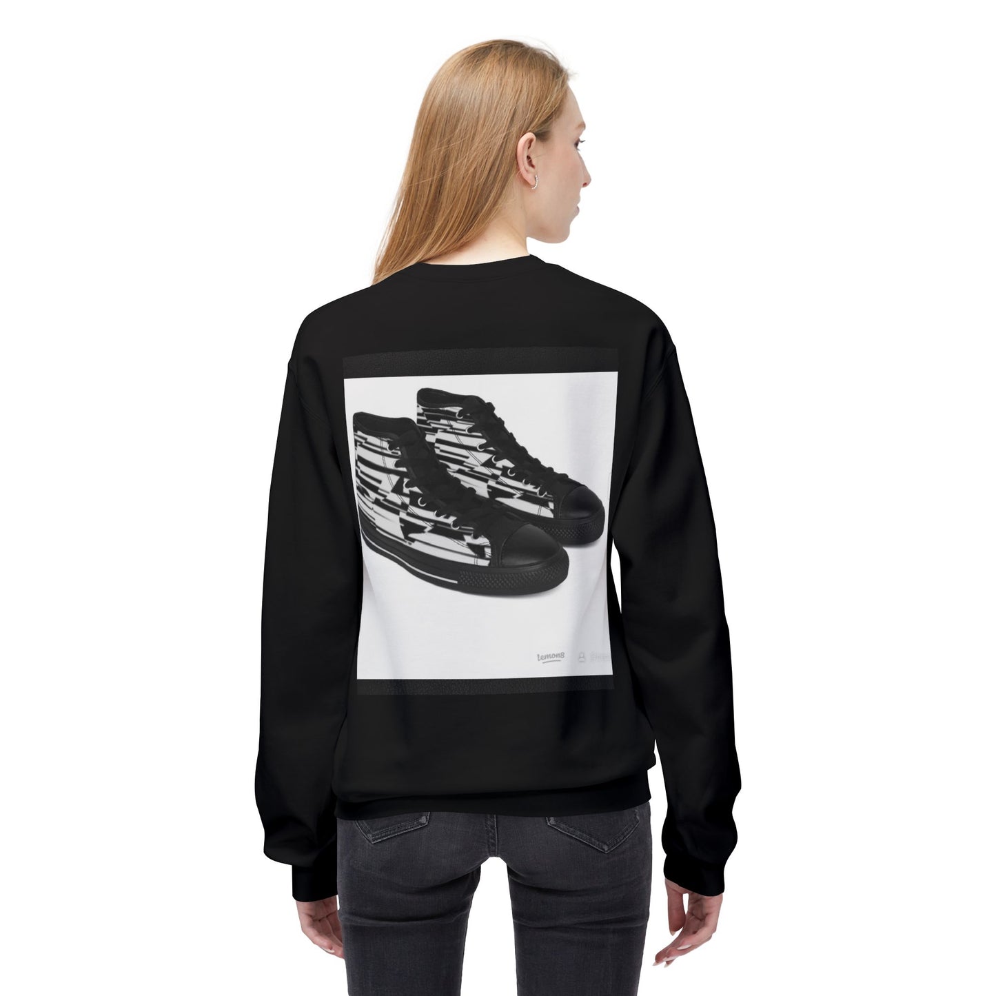 Cool Rhino and Sneakers Fleece Sweatshirt for Trendsetters