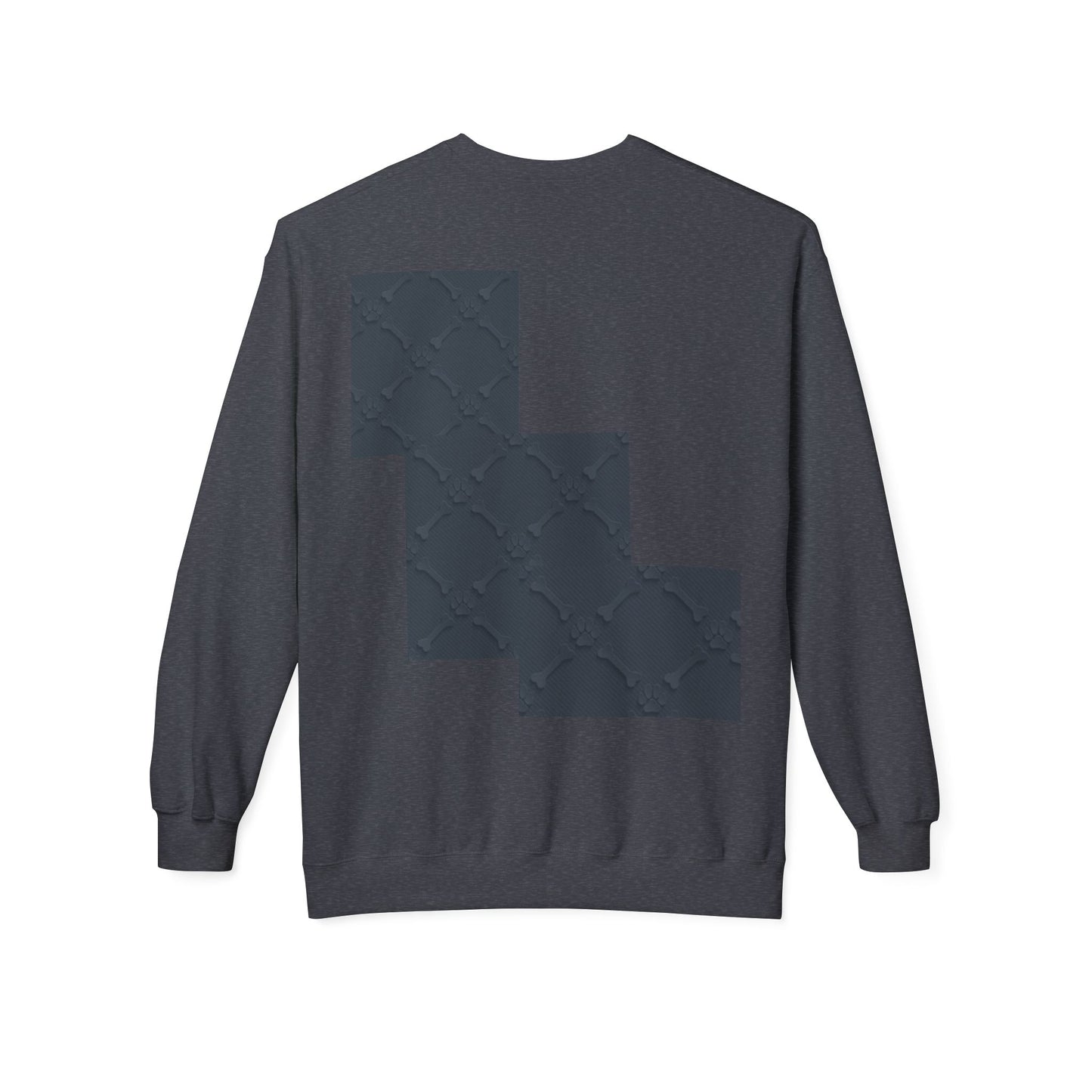 Minimalist Pet-Themed Crewneck Sweatshirt for Animal Lovers