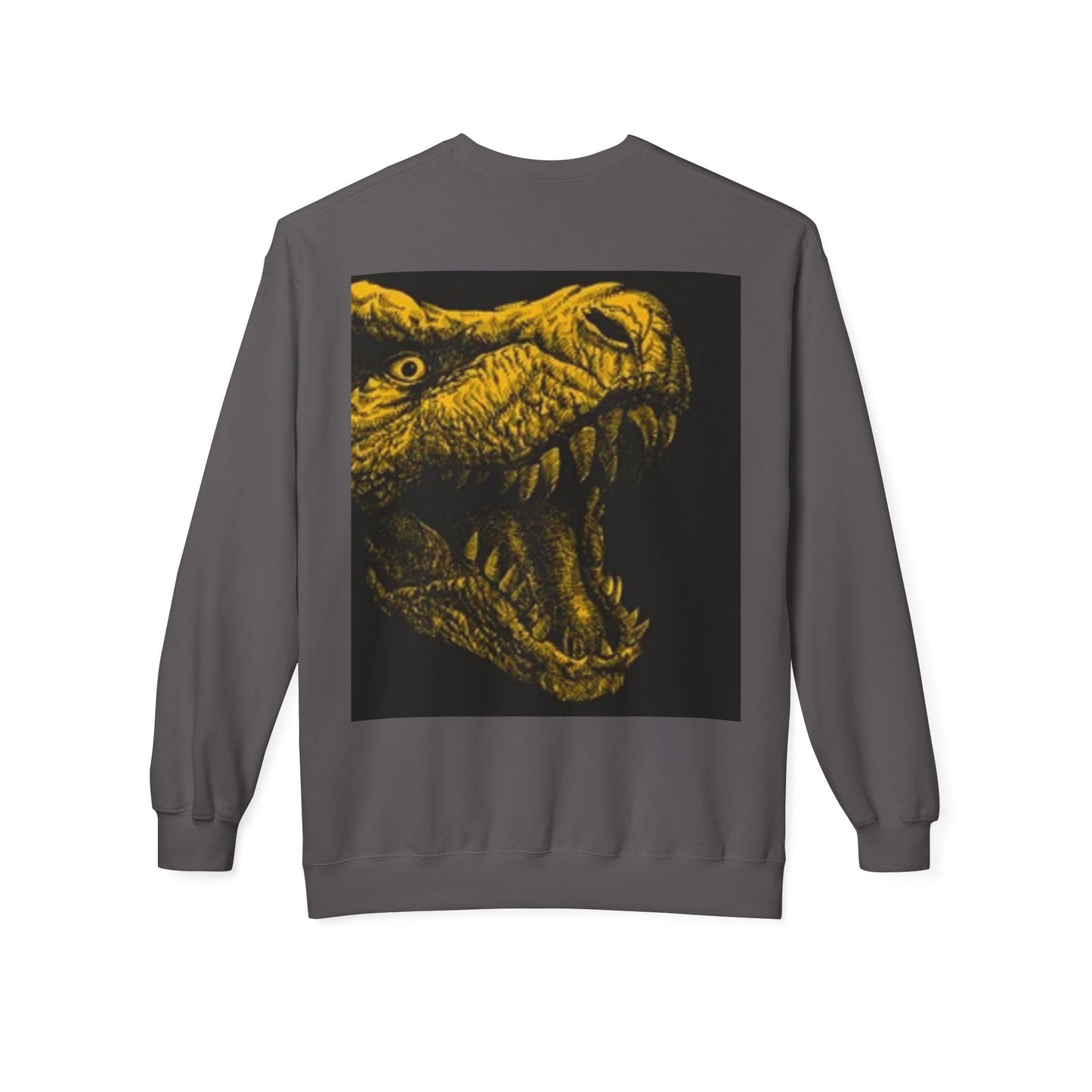 Unisex Dinosaur Graphic Sweatshirt - Cozy Midweight Crewneck