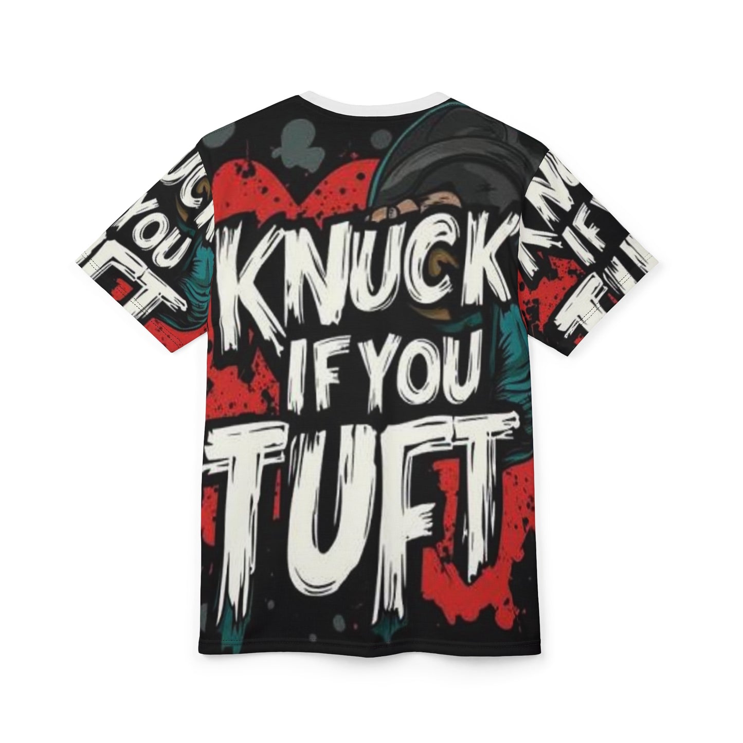 Bold Graphic Unisex Tee - "Knuck If You Tuft"