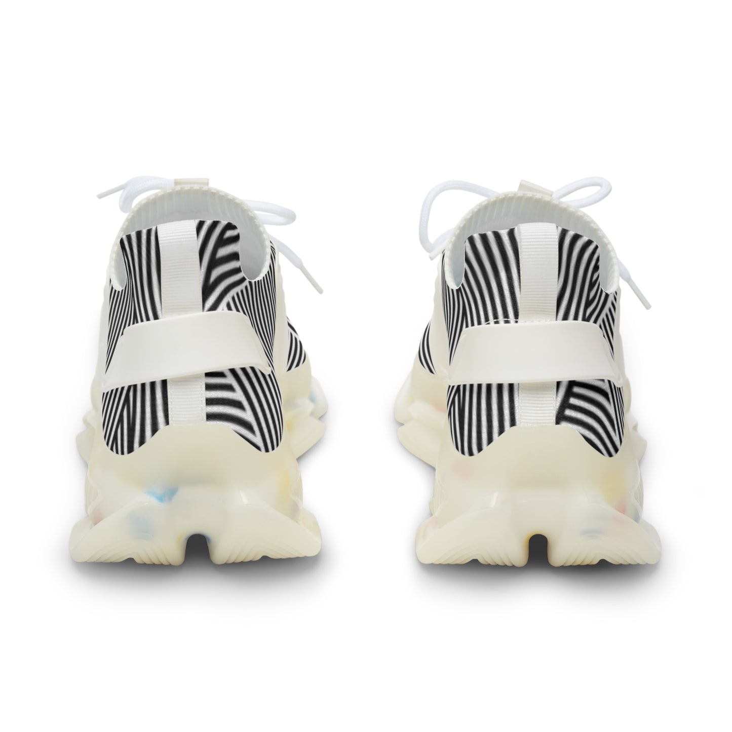 Stylish Men's Mesh Sneakers - Trendy Striped Design for Comfort and Performance