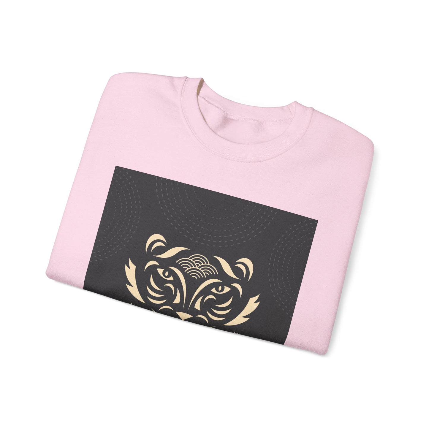 Halloween-Themed Unisex Crewneck Sweatshirt with Spooky Eyes and Bird Design