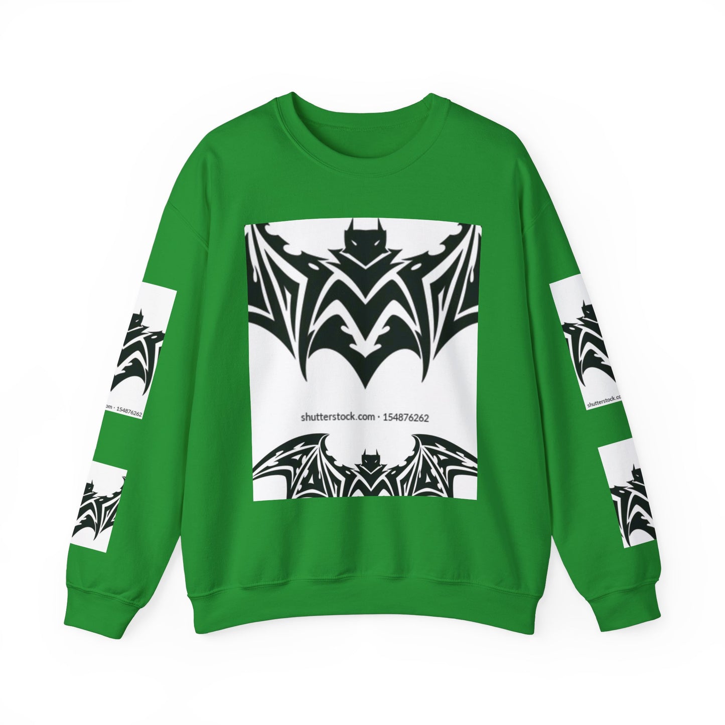 Gothic Bat Sweatshirt - Unisex Crewneck for Halloween & Casual Wear