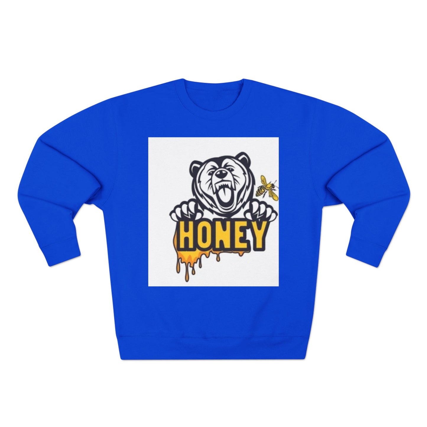 Honey Bear Unisex Crewneck Sweatshirt - Cozy and Fun Gift for Animal Lovers