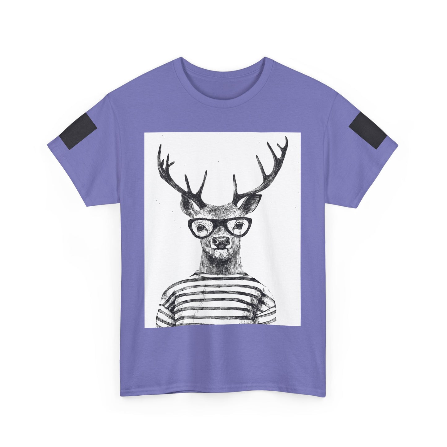 Cool Vintage Deer Graphic Unisex Heavy Cotton Tee