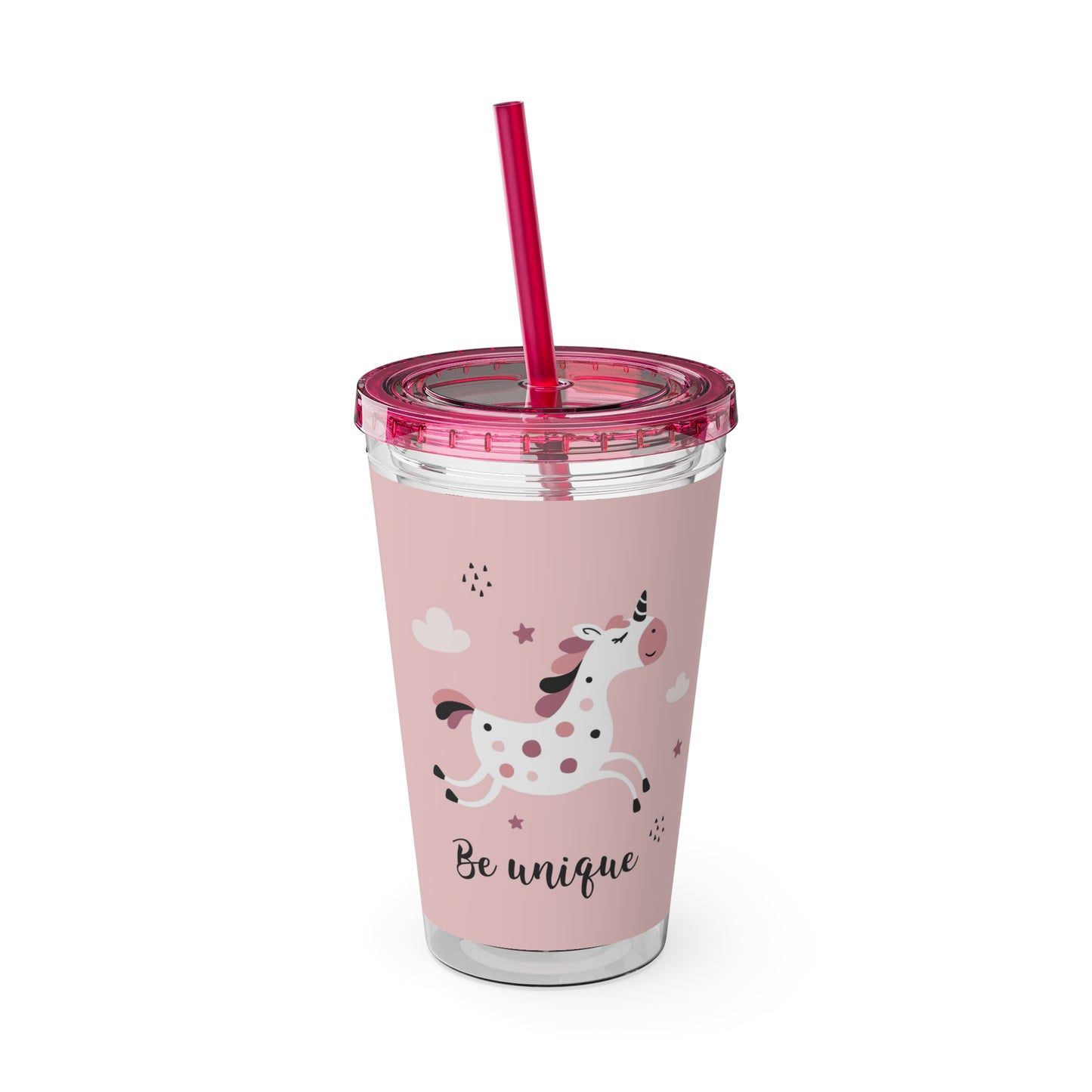 Sunsplash Unicorn Tumbler – 16oz Drinkware with Straw, Perfect for Kids & Unicorn Lovers