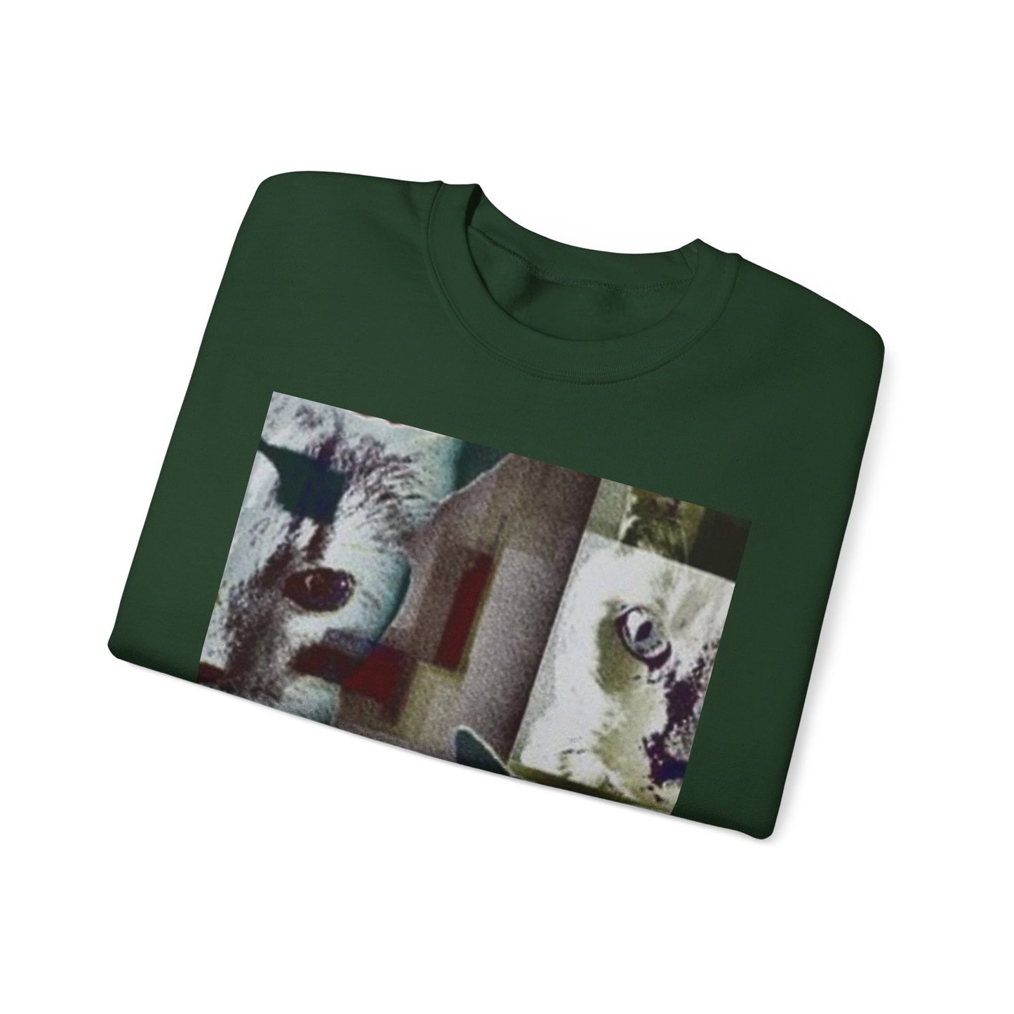 Cozy Cat Lover Crewneck Sweatshirt - Artistic Feline Design