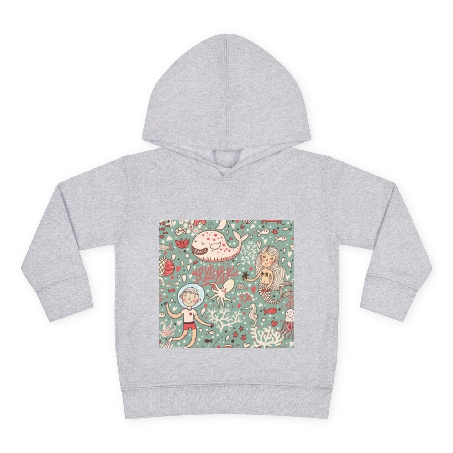 Whimsical Ocean Adventure Toddler Hoodie