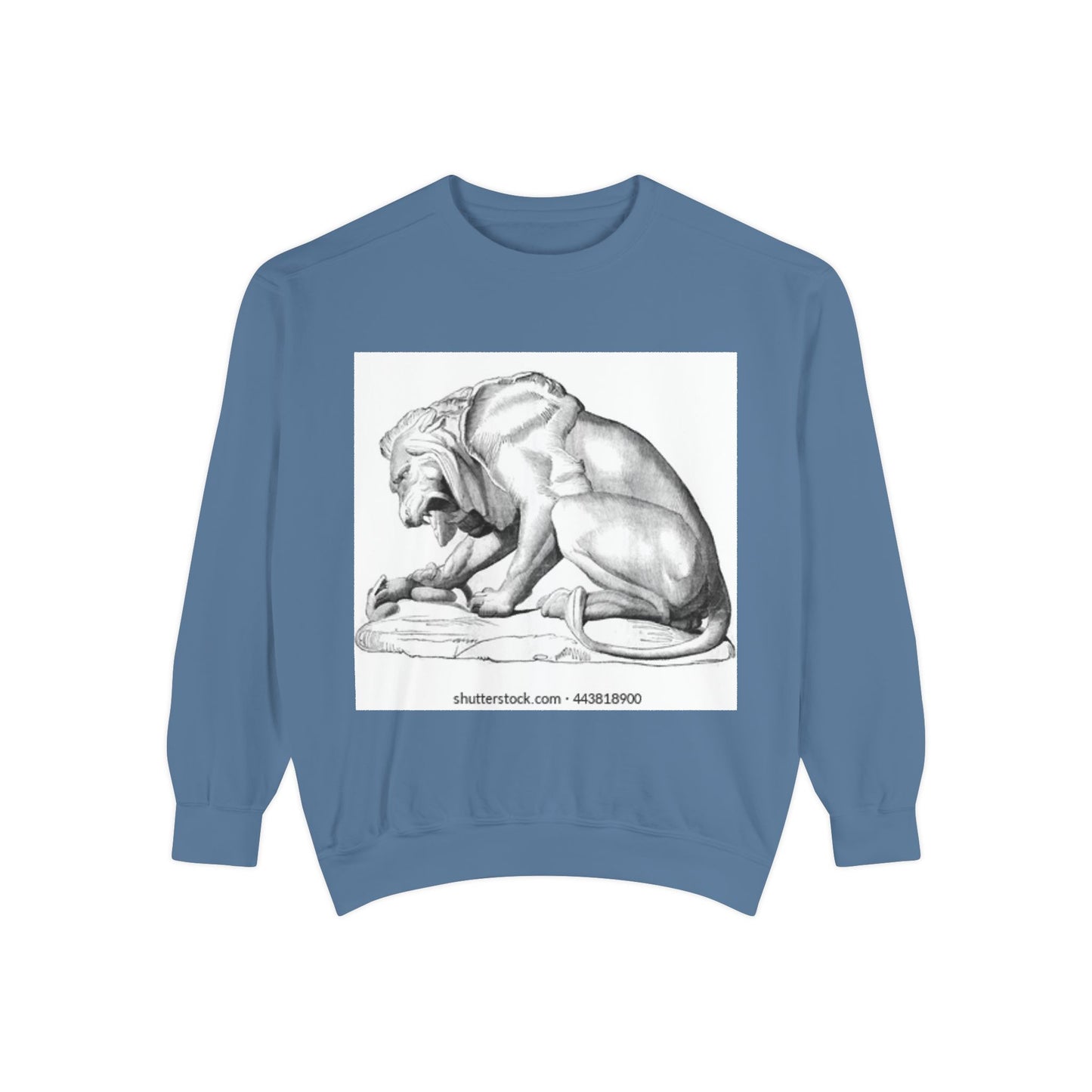 Artistic Lion Graphic Unisex Sweatshirt - Cozy & Stylish