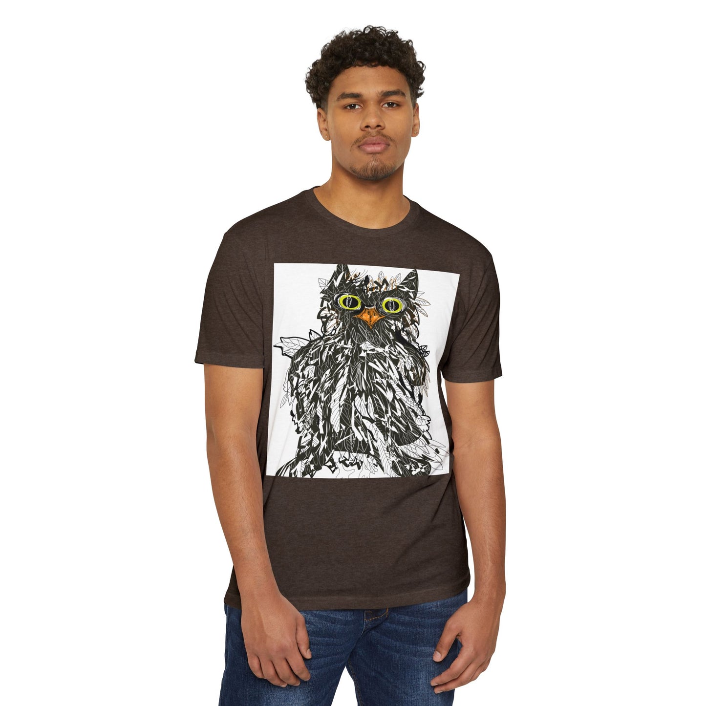 Whimsical Cat Graphic Unisex T-Shirt - Fun & Artsy Apparel