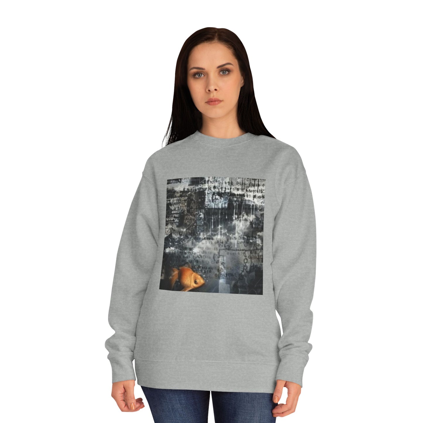 Roaring Lion Unisex Crew Sweatshirt - Bold Art for Animal Lovers