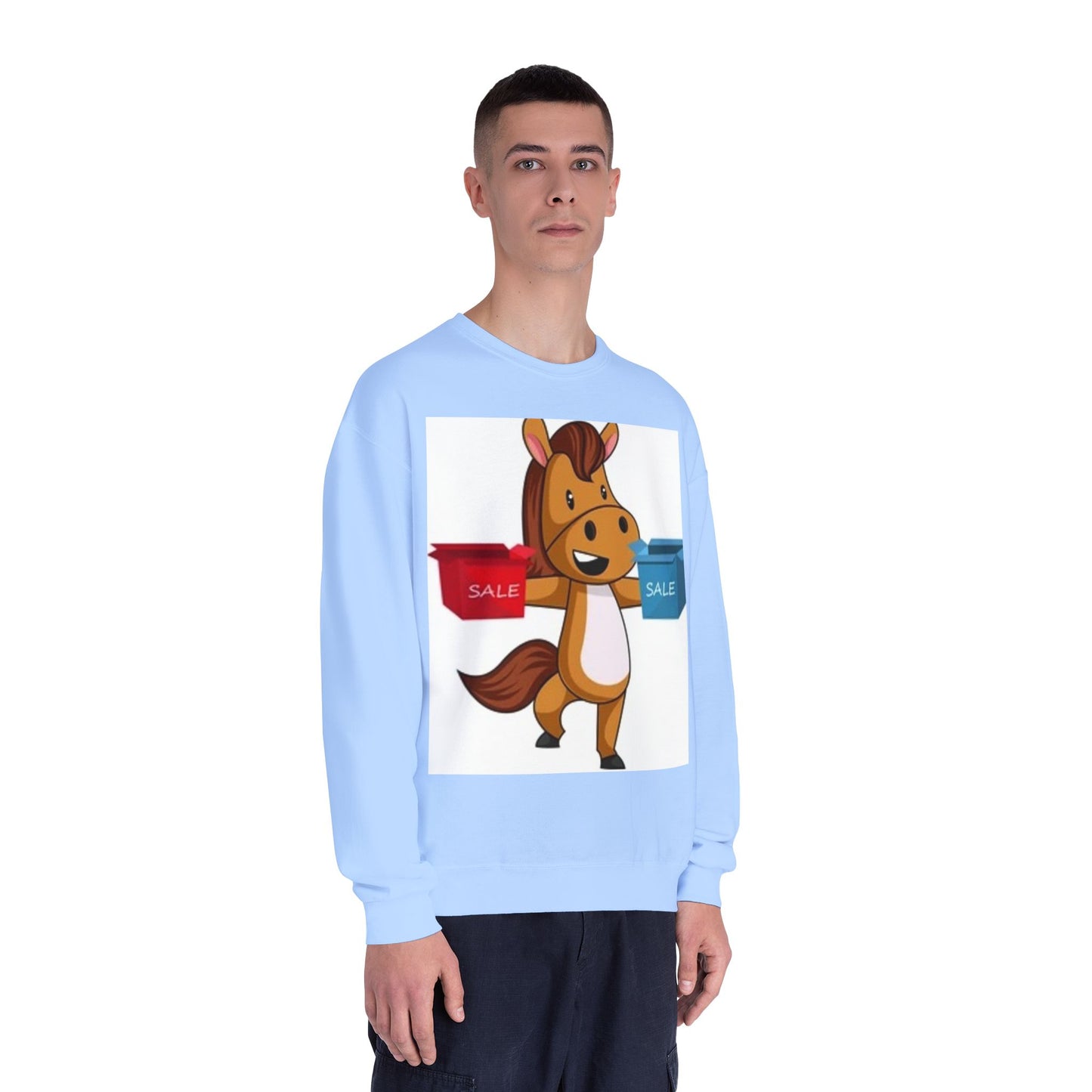 Funny Horse Sale Crewneck Sweatshirt | Unisex NuBlend®