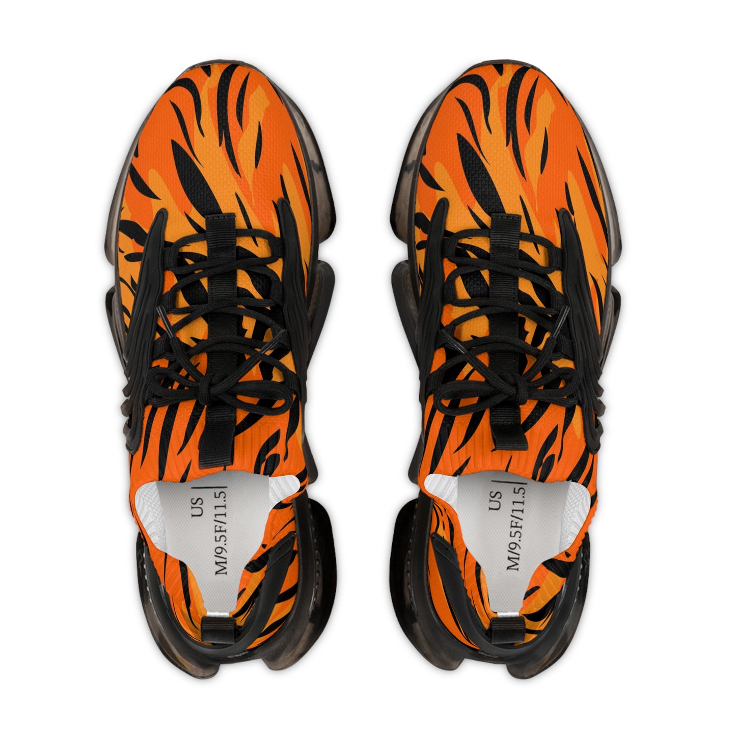 Men's Tiger Print Mesh Sneakers - Stylish, Lightweight Athletic Footwear