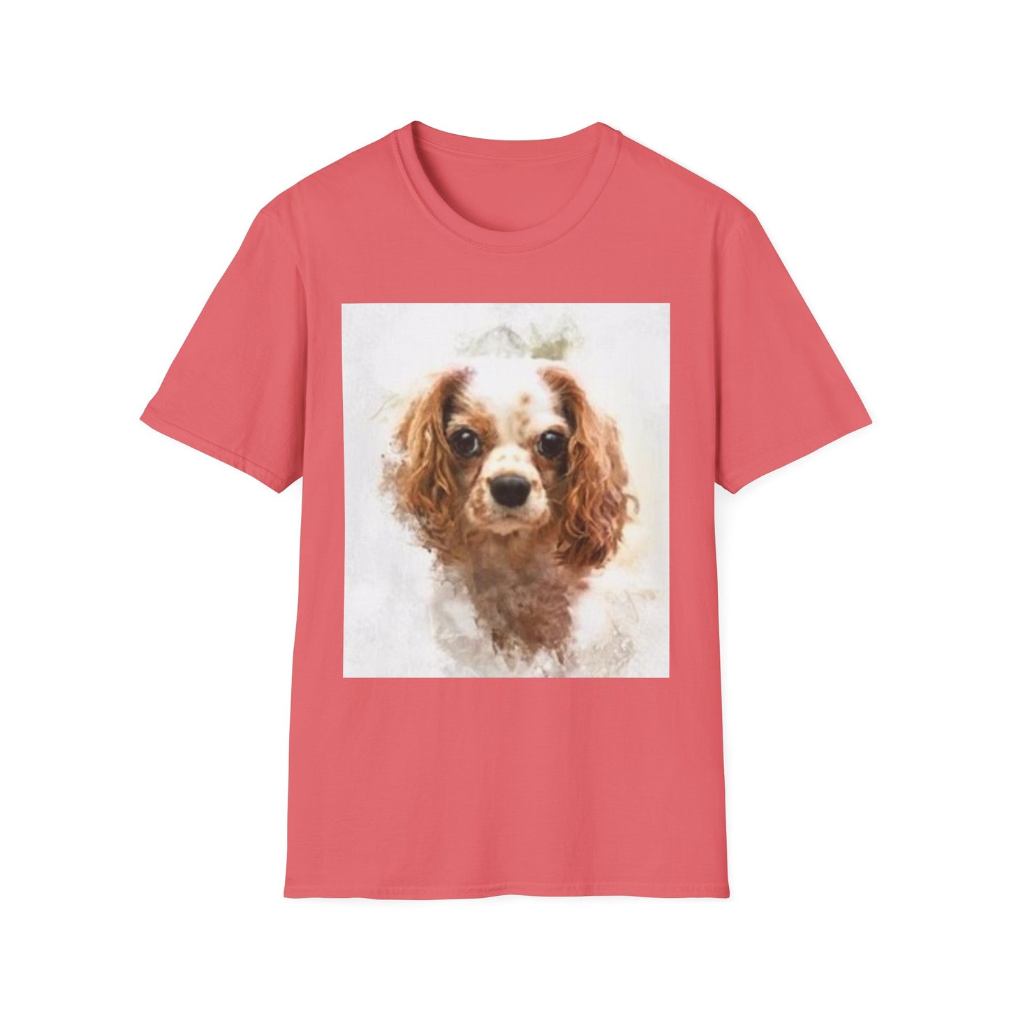 Playful Rabbit Design Unisex Softstyle T-Shirt - Perfect for Spring Celebrations