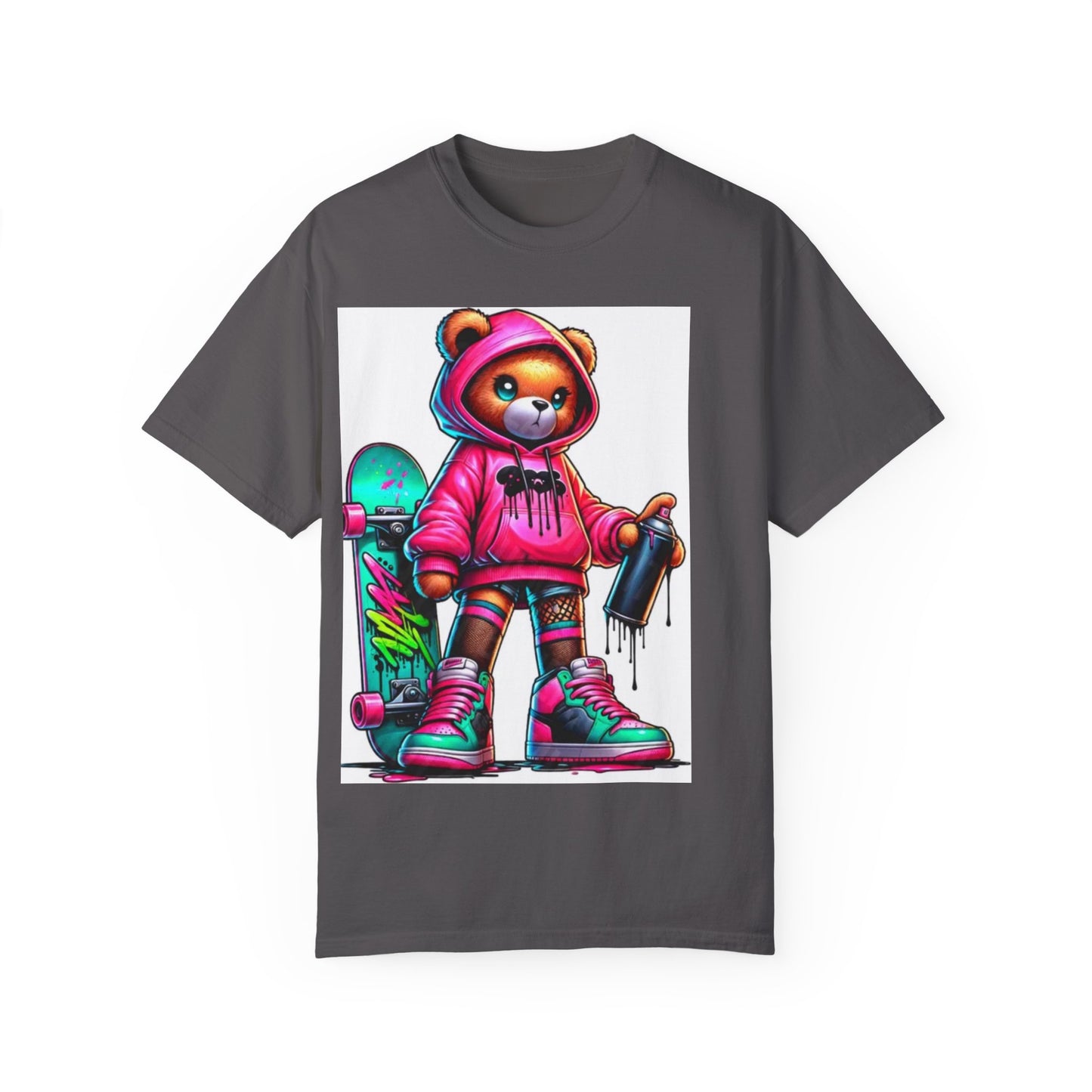 Graffiti Bear Unisex T-Shirt - Cool Streetwear Design for Skateboard Lovers