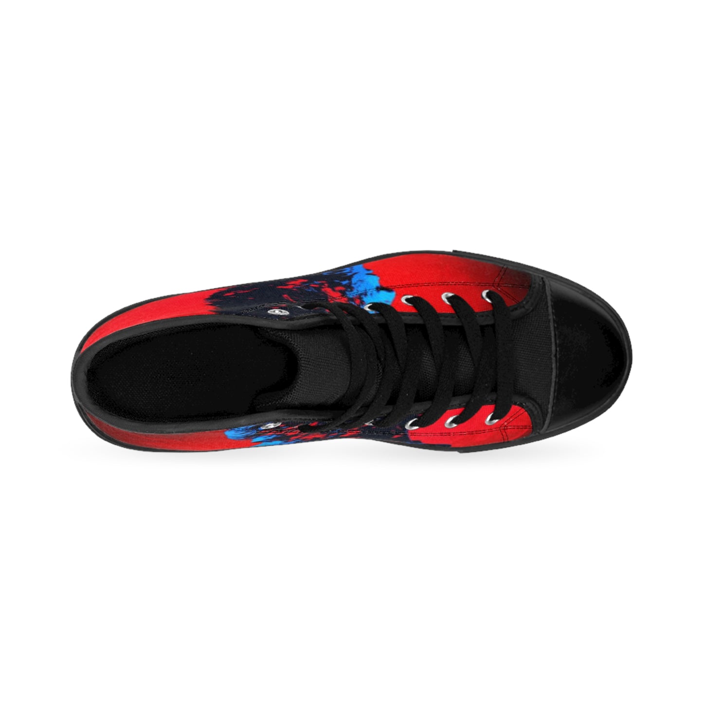 Stylish High-Top Sneakers with Artistic Design for Women
