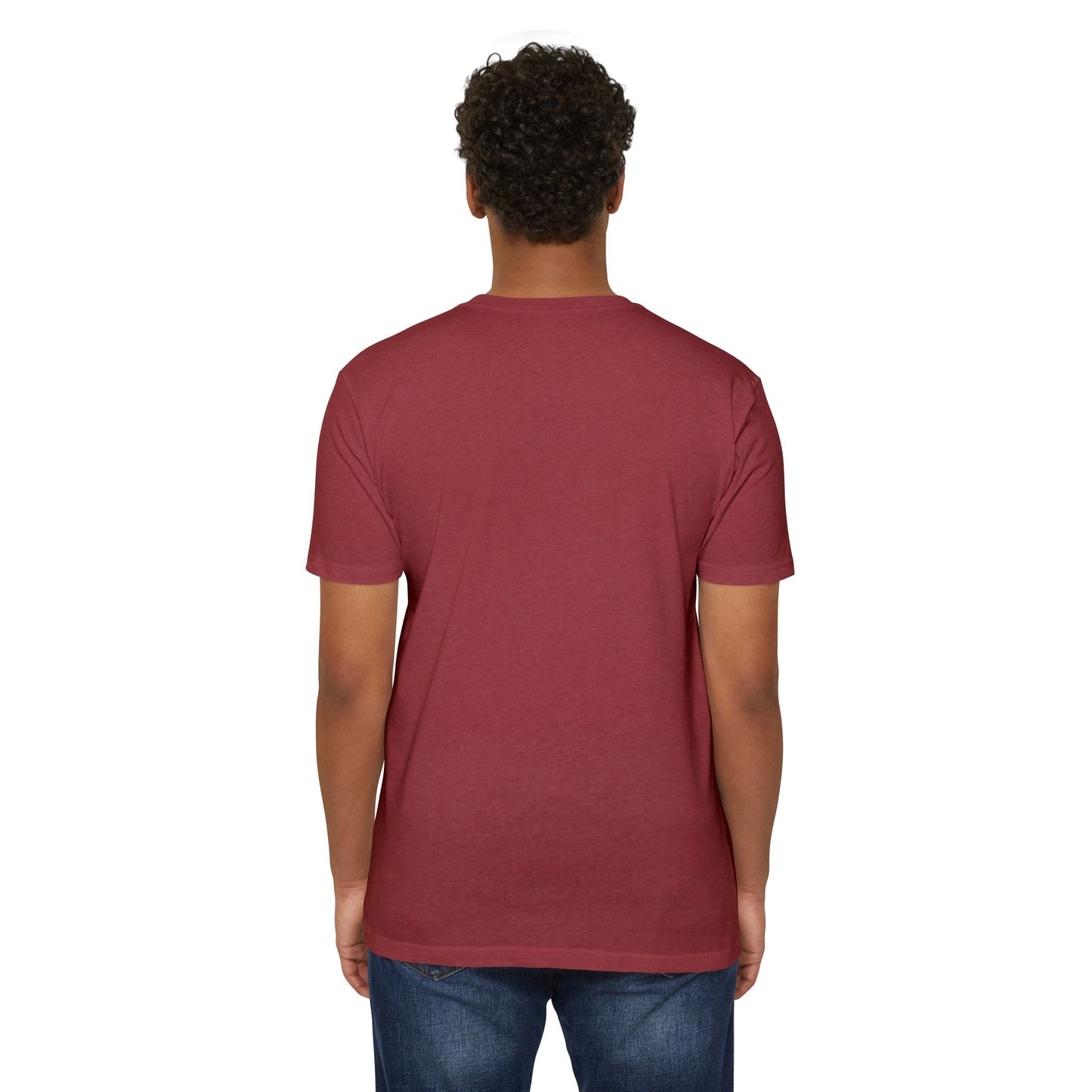 "Shattered Hearts" Unisex CVC Jersey T-shirt - Stylish Graphic Tee for Couples & Friends