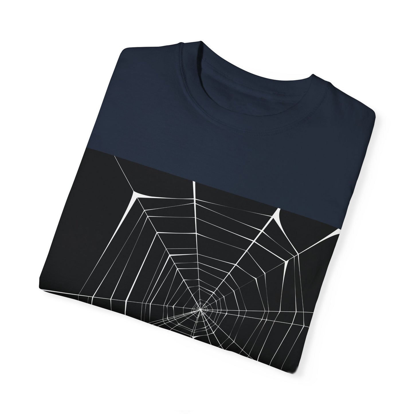 Spooky Spider Web Unisex Garment-Dyed T-Shirt