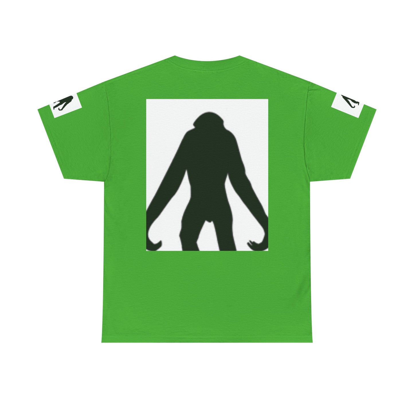Unisex Heavy Cotton Tee - Bold Monkey Silhouette Tee for Animal Lovers