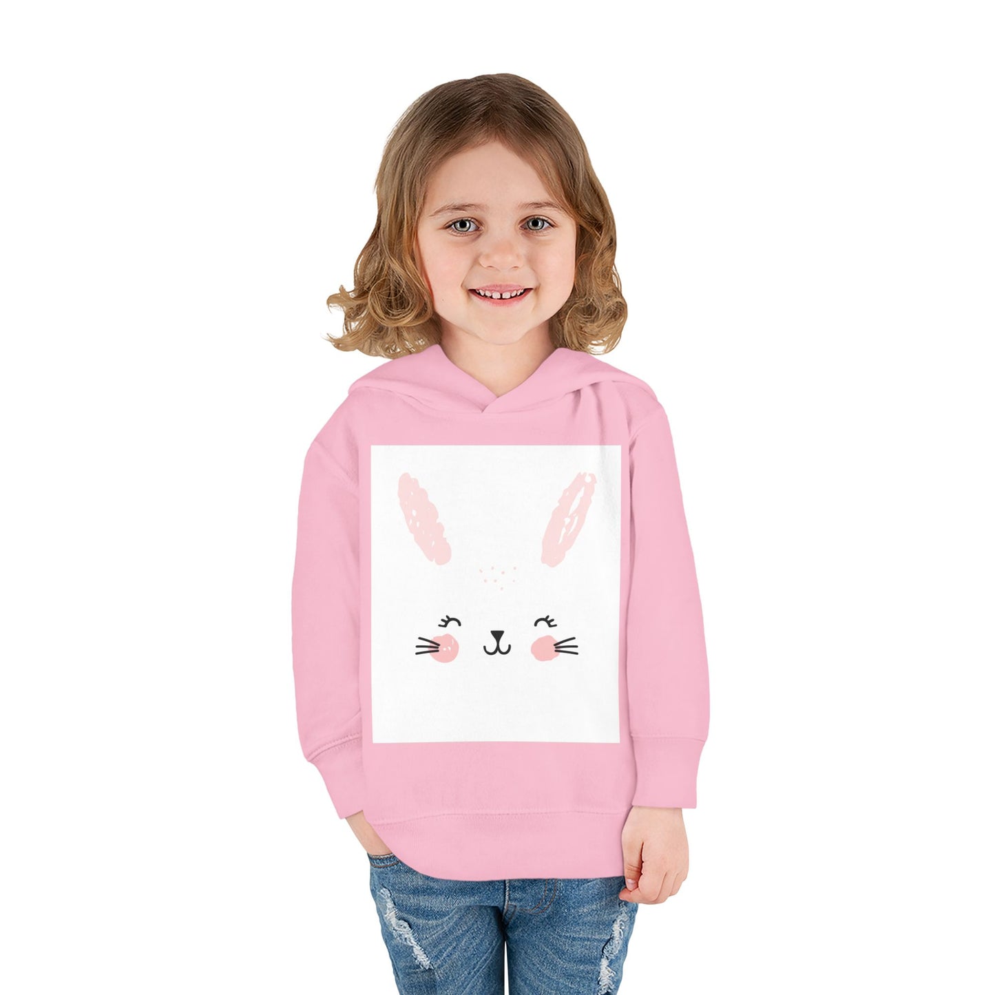 Cute Bunny Hoodie for Toddlers - Cozy Fleece Pullover
