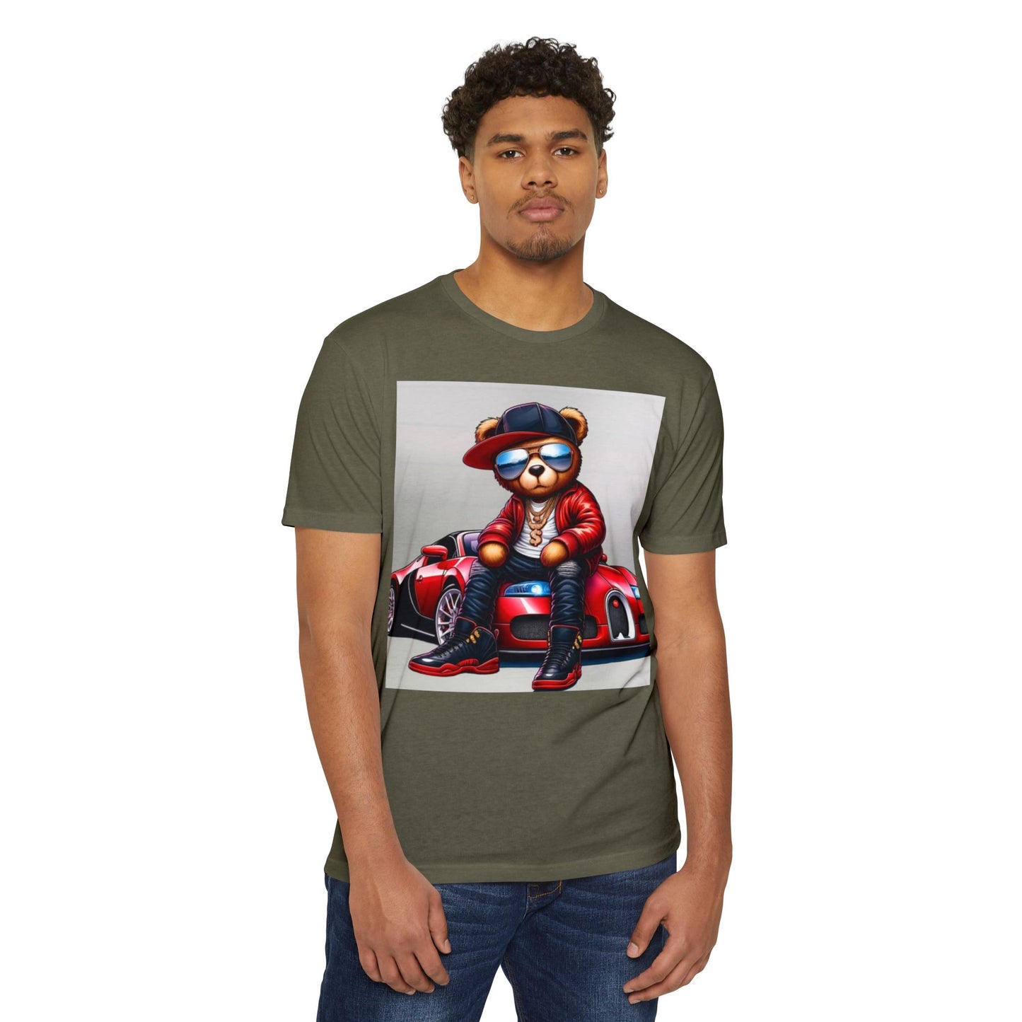 Cool Bear Streetwear T-Shirt - Unisex Graphic Tee for Car Enthusiasts
