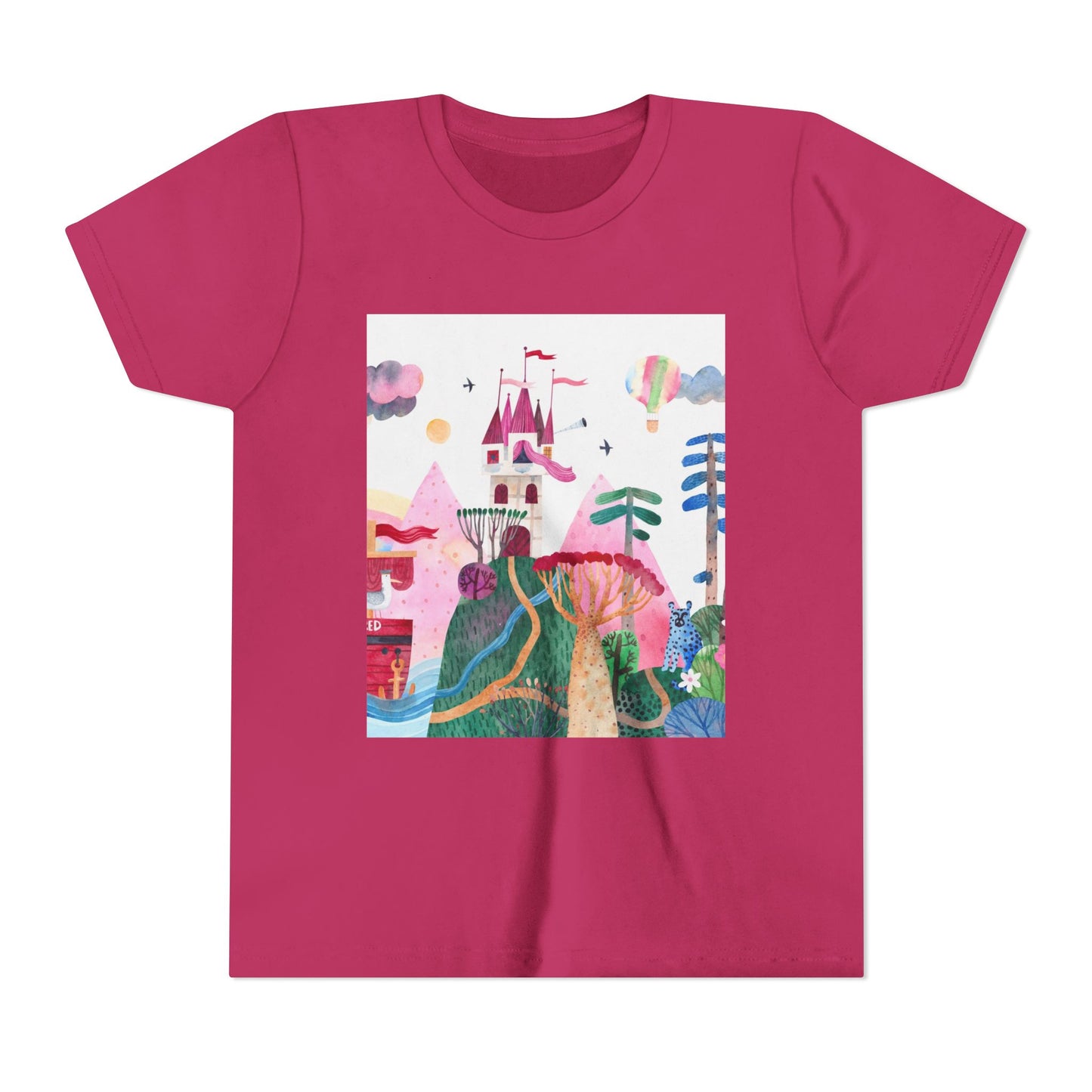 Mermaid Dreams Youth Tee - Cute Short Sleeve T-Shirt for Girls