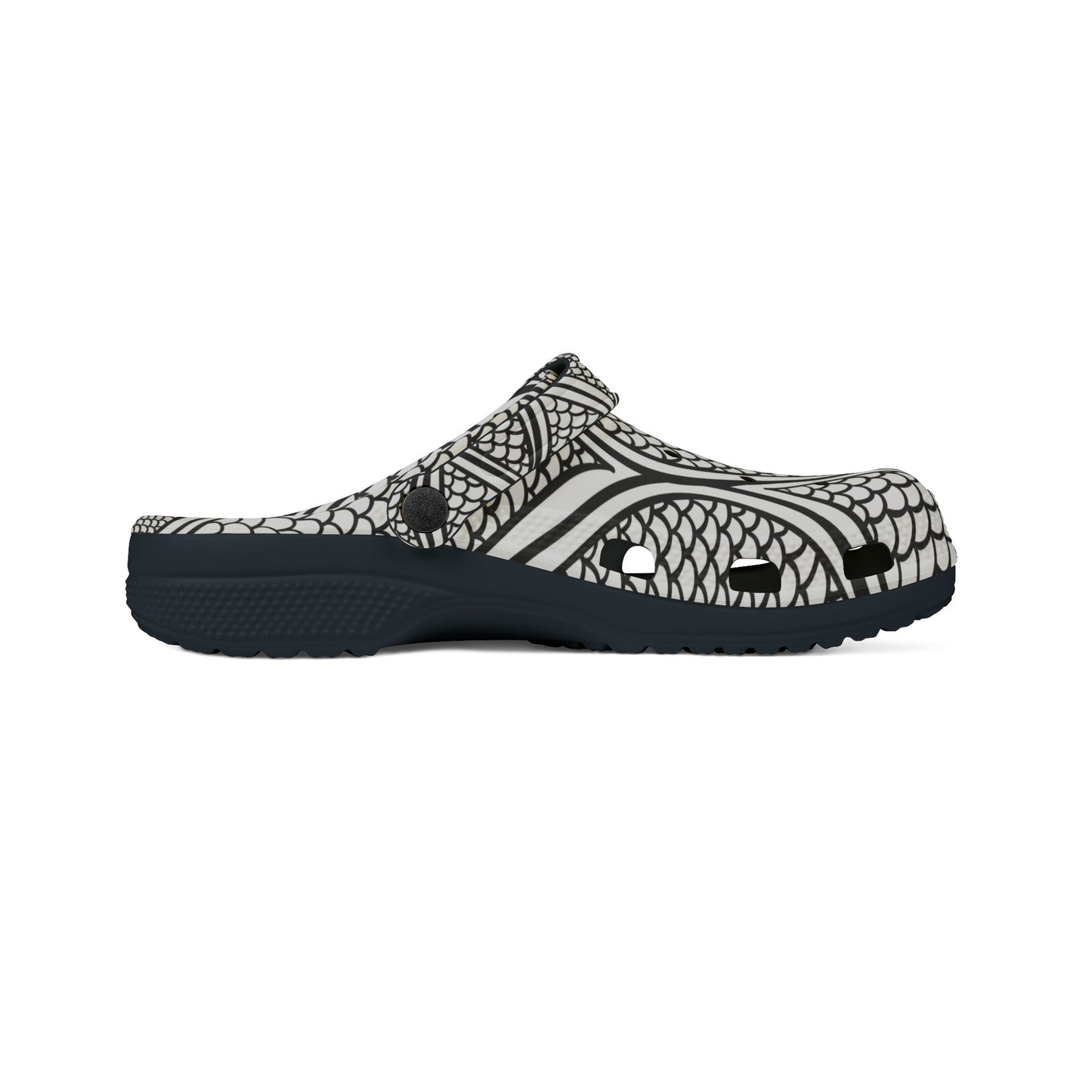 Stylish EVA Foam Rubber Shoes with Fish Scale Design