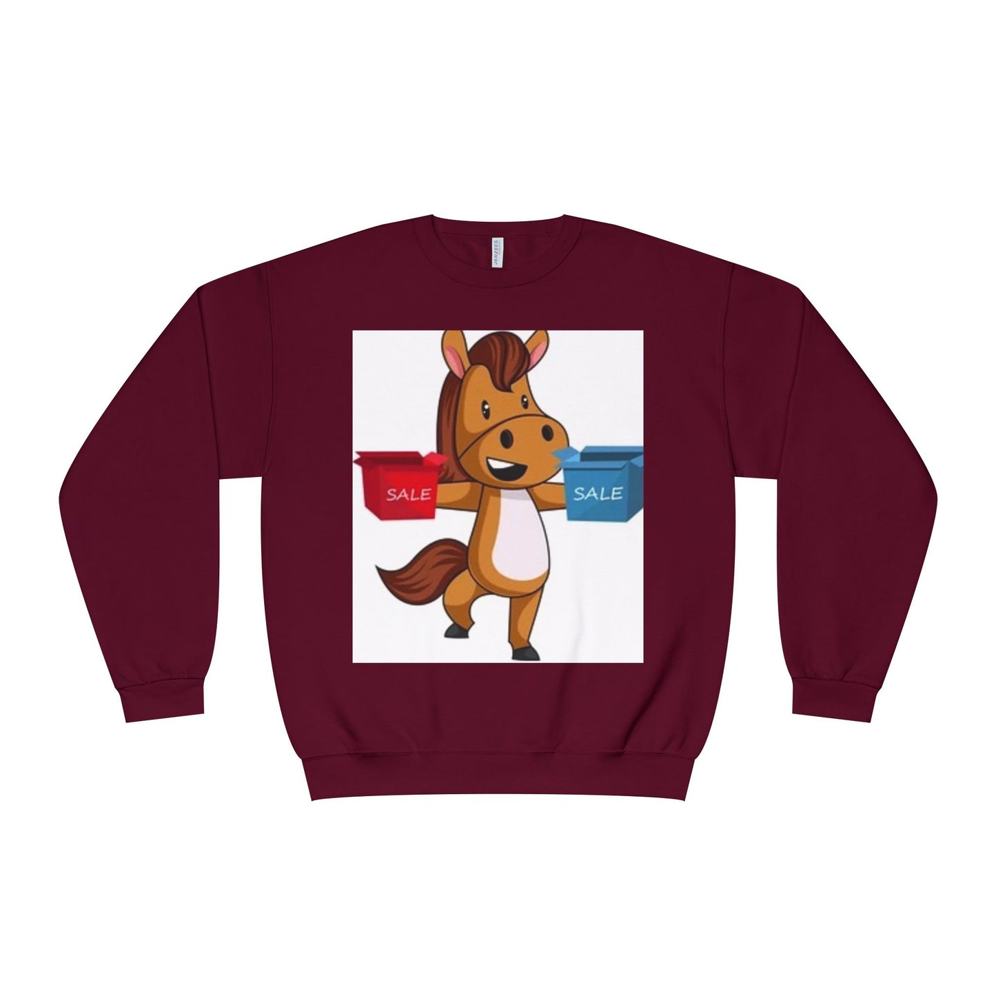Funny Horse Sale Crewneck Sweatshirt | Unisex NuBlend®