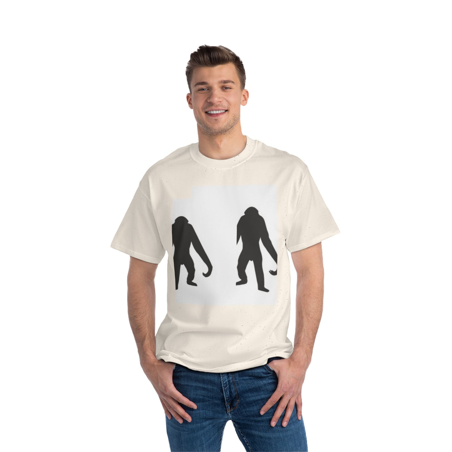 Bigfoot Silhouette Short-Sleeve T-Shirt - Perfect for Nature Lovers & Outdoor Adventures