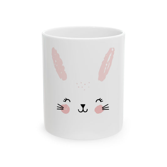Cute Bunny Ceramic Mug – Ideal Gift for Animal Lovers