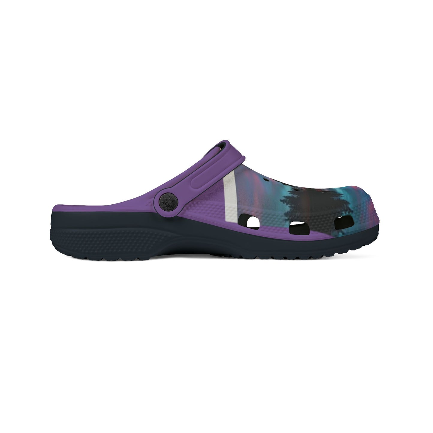 Colorful EVA Foam Rubber Clogs with Nature Design
