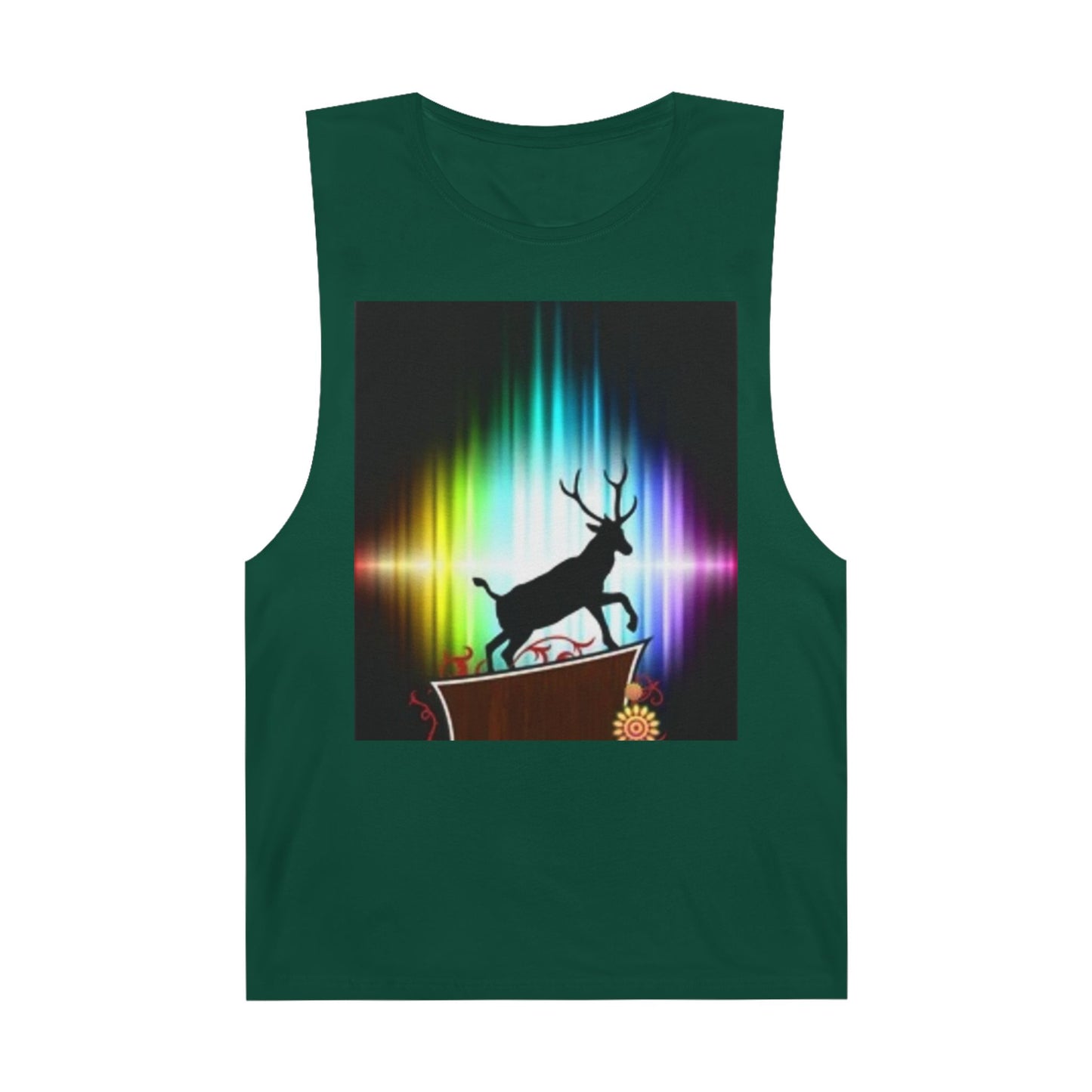 Unisex Artistic Spiderweb & Eagle Tank Top - Unique Graphic Sleeveless Tee for Nature Lovers