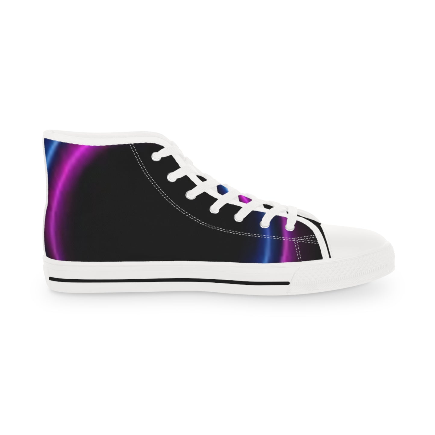 Men's High Top Sneakers with Gradient Design - Stylish and Vibrant Footwear for Everyday Wear