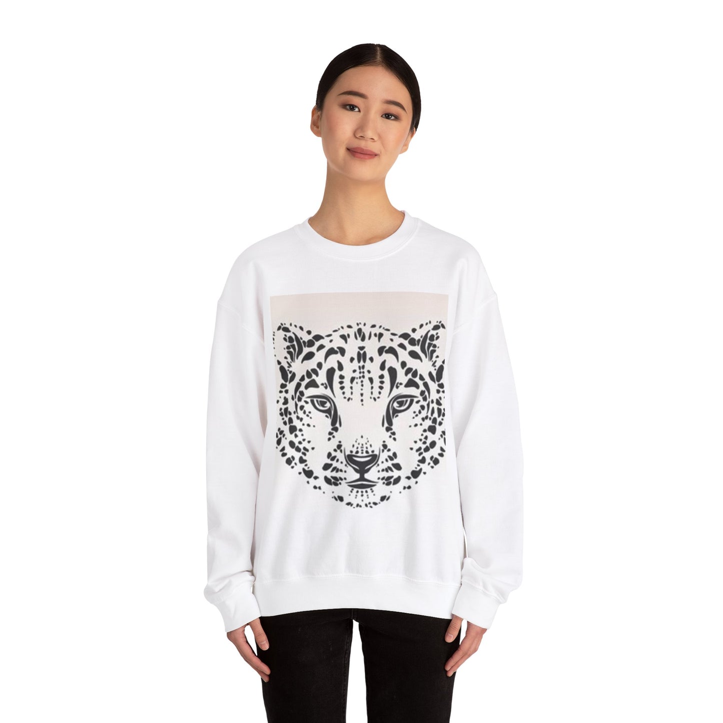 Wildly Stylish Crewneck Sweatshirt - Leopard Print