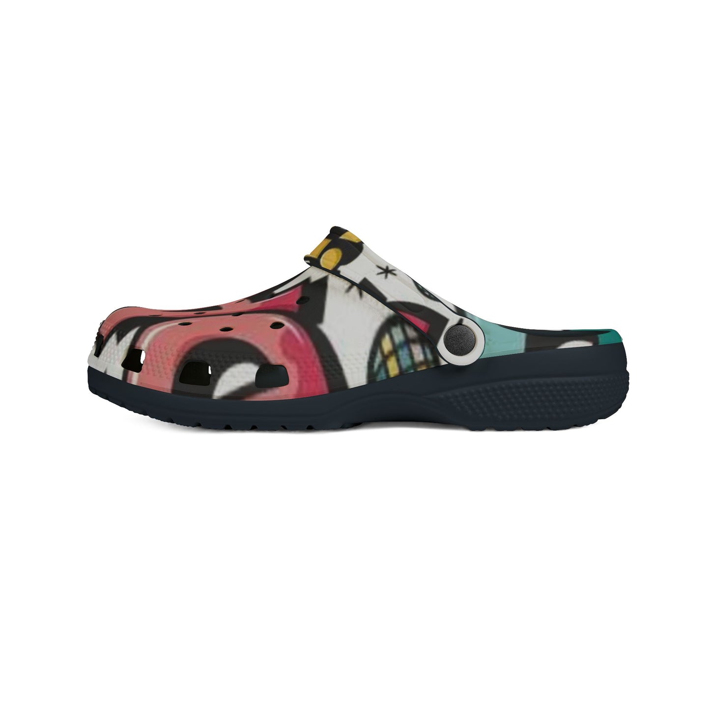 Colorful Graffiti EVA Foam Shoes for Casual Comfort