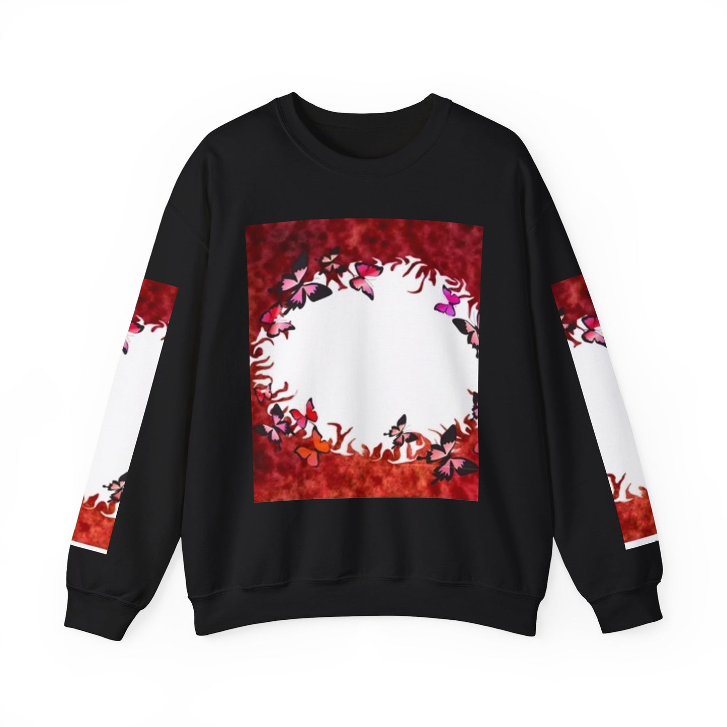 Floral Nature Crewneck Sweatshirt - Cozy Unisex Pullover for Nature Lovers